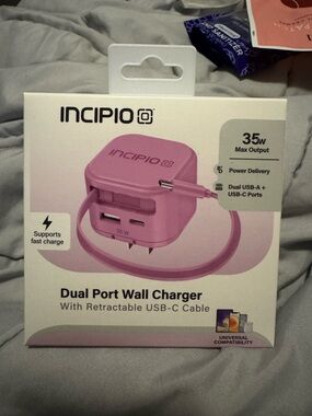 Incipio Small White/Beige Accessory Box